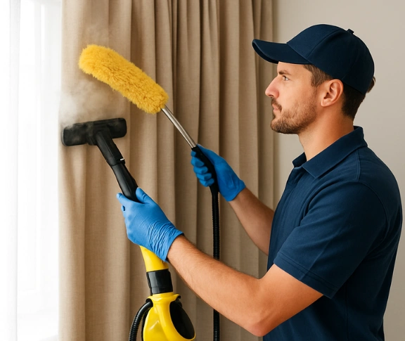 Trusted residential curtain cleaning technician Matty Curtain Cleaning hawksburn-vic QLD