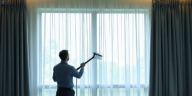 Commercial curtain stain removal service hawksburn-vic hotels offices restaurants