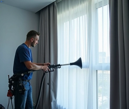 Professional commercial curtain cleaning process equipment Matty Curtain Cleaning hawksburn-vic