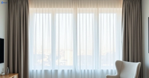 Freshly steam cleaned curtains in hawksburn-vic QLD